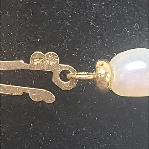 Winterthur Child's Freshwater Pearl Necklace 14k Gold Clasp Women's Pearl Choker